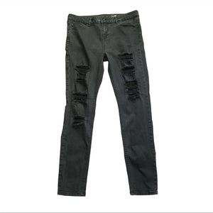 Blackheart fishnet skinny Jean